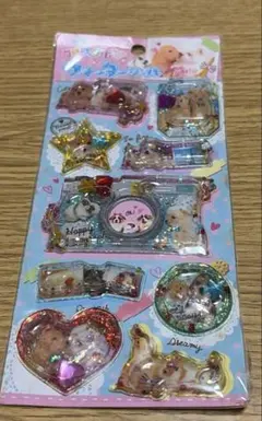 平成レトロ　平成女児　犬　ウォーターシール