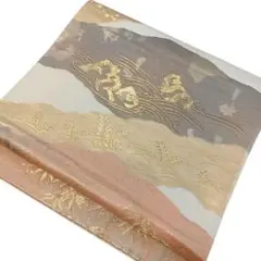 WA32 袋帯 正絹 道長 マルチカラー