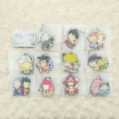 ワンピース カプセルラバーマスコット ワノ国編Ver.2 全11種 フルコンプ