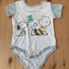 スヌーピーロンパース　半袖ロンパース