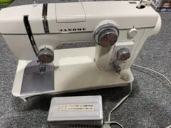 JANOME電動ミシン　802型 JANOME ジャノメ MODEL 802 トピア 電動ミシン 足踏み レトロ