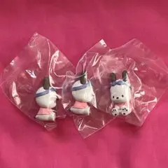 サンリオ なりきりうさぎさんフィギュア ポチャッコ 3コセット