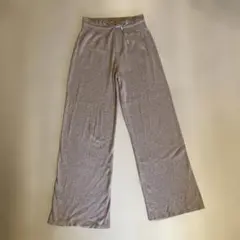 UNIQLO ユニクロ　ウォッシャブルニットリブパンツ　カーキ　M