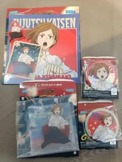 呪術廻戦　釘崎野薔薇 　セガくじ　アクリルスタンド　缶バッジ　ステッカー