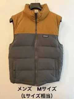 Patagonia ダウンベスト リバーシブル マスタード×グレー パタゴニア