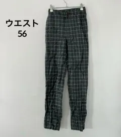 EMPIRE OUTLET チェック柄 カジュアルパンツ オシャレ グリーン