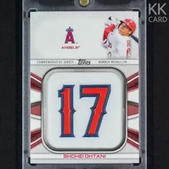※2022 Topps Series1 大谷翔平 ジャージーナンバーメダルカード