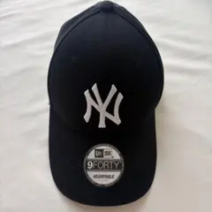 人気 定番 New Era ヤンキース キャップ ブラック 9FORTY 調整可