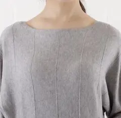 ☆ LACE LADIES 長袖 ニット グレー ☆のサムネイル