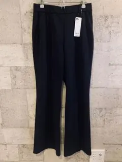 GU 黒パンツ　スリット　Lサイズ
