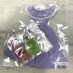 【新品未開封】リカちゃん お人形教室SPドレス 胸元フリルドレス　くつピアス帽子