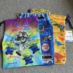 トイ・ストーリー他 巾着3袋セット