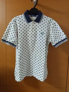 FRED PERRY ポロシャツ ドットホワイト FZ-1441 Sサイズのサムネイル