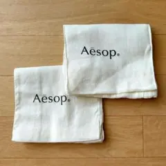 新品　Aesop　イソップ　巾着袋　コットンバッグ　ショッパー　2枚セット