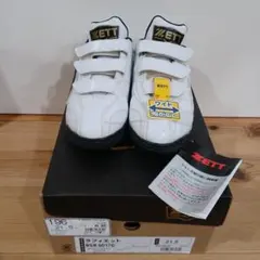 【美品】ZETT 野球 トレーニングシューズ ホワイト 21.5センチ