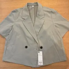 GU ハーフスリーブジャケット L 52 GREEN