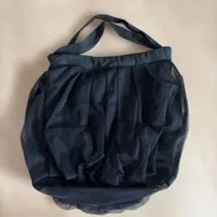 Kastane チュールトートバッグ ブラックのサムネイル
