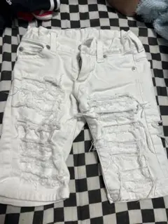 ダメージジーンズショートパンツ