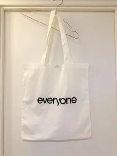 everyone ショッパー トート 白のサムネイル