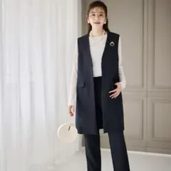 セットアップ パンツ ジレ