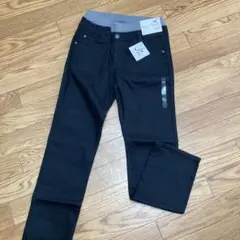 タグ付き新品　ブラック ツイルパンツ 150cm