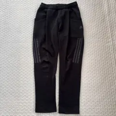 レディース adidas ジャージパンツ ストライプデザイン ブラック Sサイズ