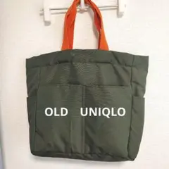 OLD UNIQLO オリーブグリーン トートバッグ