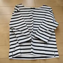 美品＊アーバンリサーチUrban Research 五分袖ボーダーカットソー