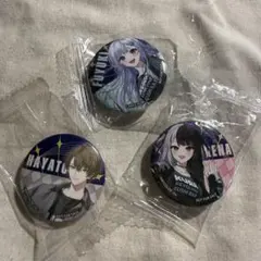 にじさんじ くら寿司 SMC組 缶バッジ 葉加瀬冬雪 夜見れな 加賀美ハヤト