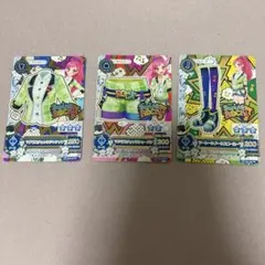 アイカツ！カード マドラスチェックコーデ 3枚セット