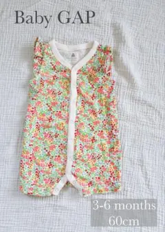 Baby GAP 花柄 ロンパース 3-6ヶ月