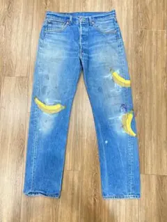 Levi’s 501 ボロ バナナ チェーンステッチ刺繍 BN04 –のサムネイル