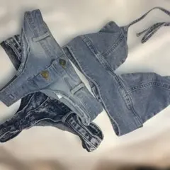 レディース♡超セクシーなデニムのトップスとボトムス♡SHEIN♡XS S M♡