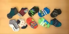 キッズ靴下 10足セット キャラクター柄