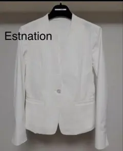 Estnationノーカラージャケットのサムネイル