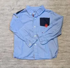 TOMMY HILFIGER コットン長袖シャツ