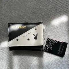 ↑↓（PLAYBOY）三つ折り財布 コンパクトサイズ（新品）のサムネイル