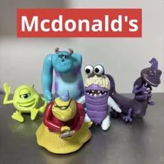 マクドナルド　ハッピーセット　モンスターズ・インク キャラクター 5体セット