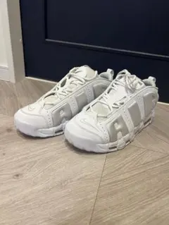 NIKE AIR MORE UPTEMPO LOW WHITE/WHITE