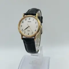 新品電池 稼働 SEIKO SPIRIT クォーツ メンズ ヴィンテージ