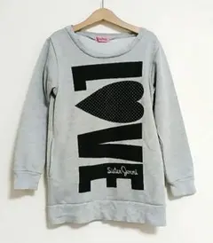 JENNI＊ジェニィ＊LOVEロゴトレーナーワンピ＊スウェットワンピ＊130