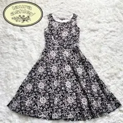 値下げ❇️【美品】LAURA ASHLEY 洗える 花柄ロングフレアワンピース