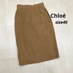 Chloé クロエ 麻 タイトスカート ビンテージ 90sのサムネイル