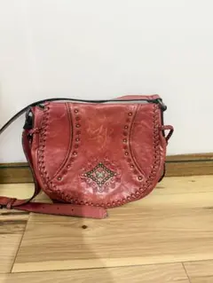ANNA SUI バタフライ 刺繍 レザー ハンドバッグ Y2K - メルカリ