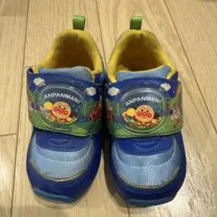アンパンマン キッズシューズ 青/黄