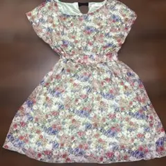 PATTERN フラワープリント ノースリーブワンピースのサムネイル