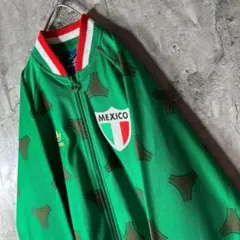 アディダス adidas トラックジャケット メキシコ ロゴ刺繍 ワッペン M