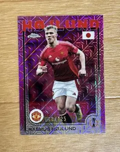 Topps Chrome Soccer ラスムス・ホイルンド 125枚限定カード