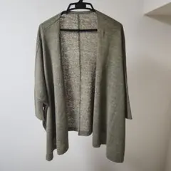 新品未使用BEARDSLEY⭐花柄刺繍 長袖カーディガン 黒 襟付き花柄刺繍カーディガン【品番：asA1393】