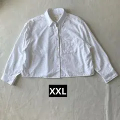 UNIQLO×JW ANDERSON オックスフォードシャツ長袖　白　XXL